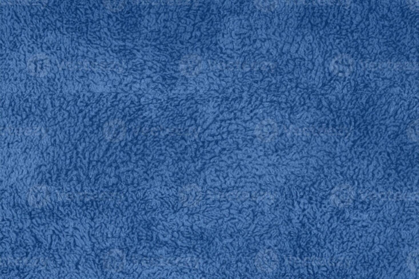 Soft Blue Sherpa Fabric Texture Background photo