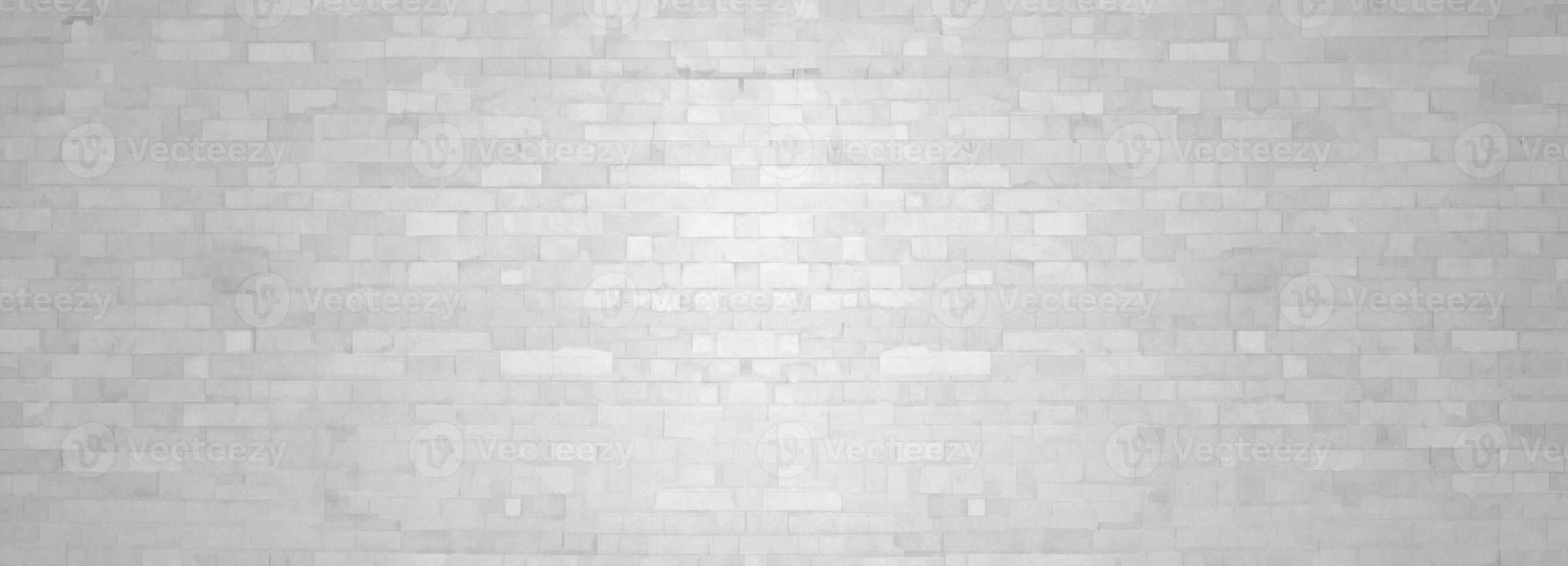 Minimalist White Brick Wall Interior Background for Product Displays photo