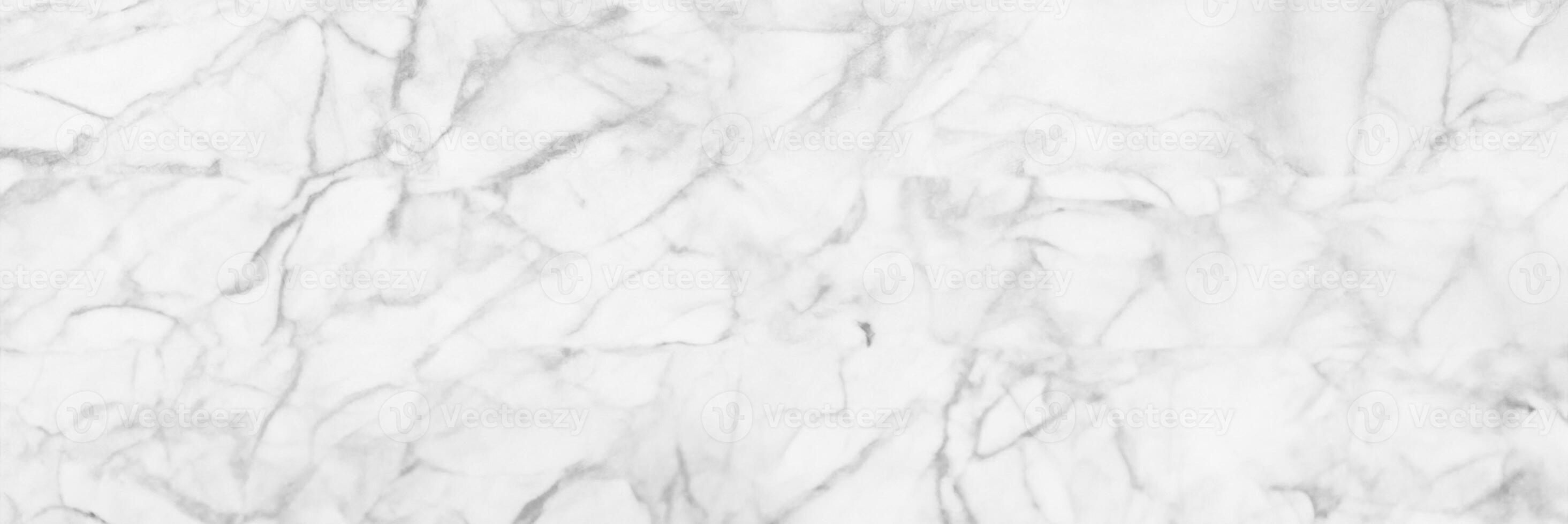 Marble Stone Texture Panorama, Clean White Background for Design Projects photo