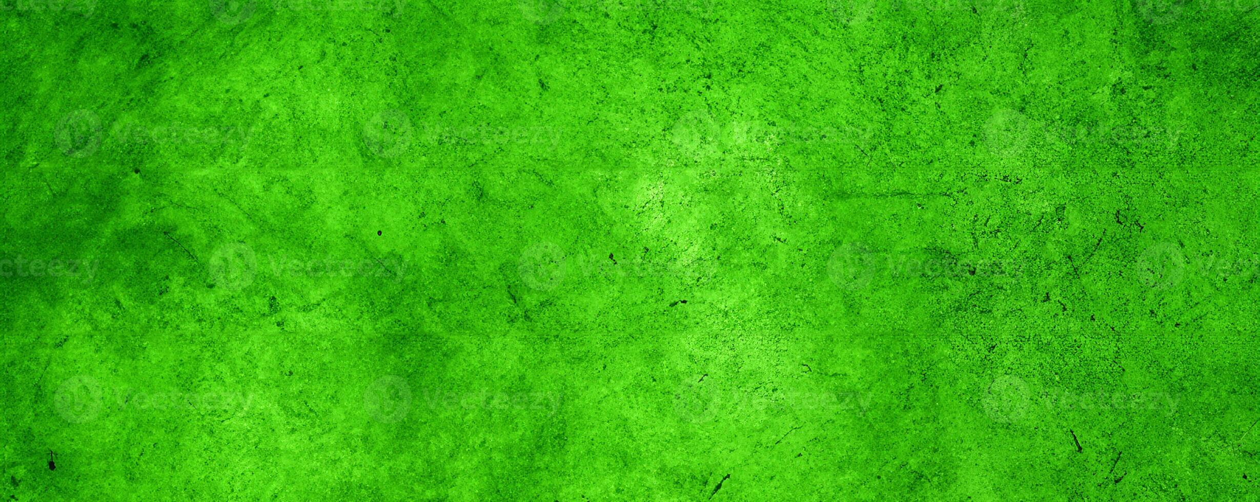 Vibrant Green Textured Wall Background, Minimalist Concept for Design and Architecture photo