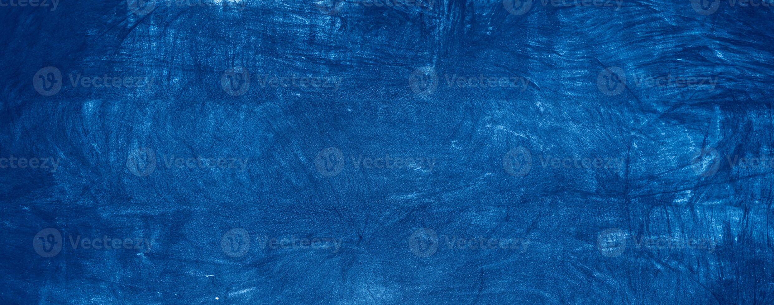 Blue Concrete Wall Texture Background, Abstract Design in Construction Material photo
