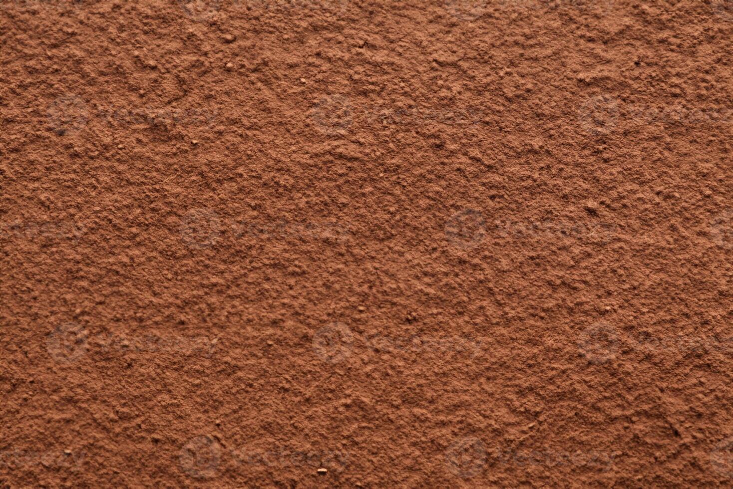 Cocoa Powder Background with Copy Space, Close-up Shot photo