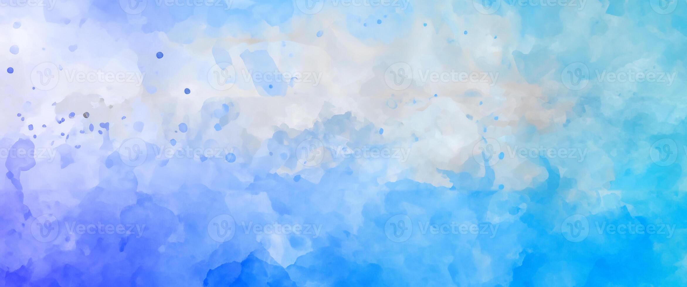 Vibrant Abstract Watercolor Gradient Painting on Canvas photo