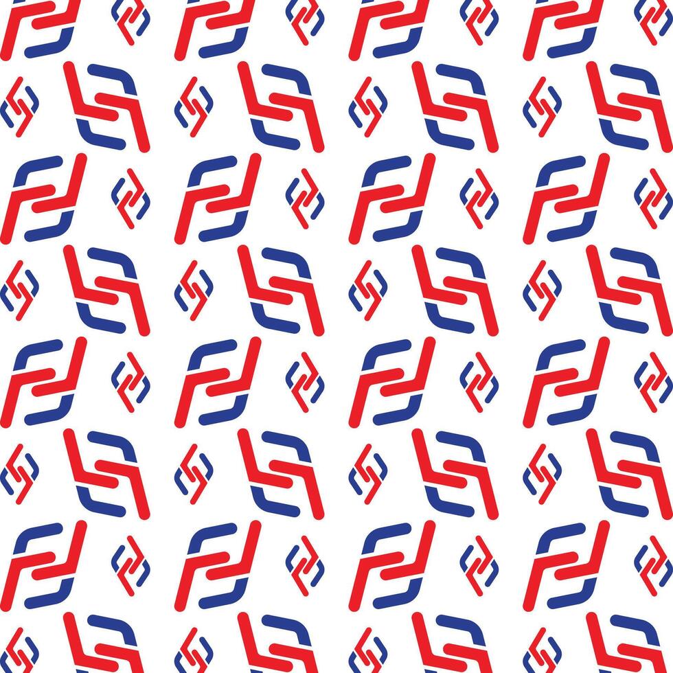 Link reasonable trendy multicolor repeating illustration design vector