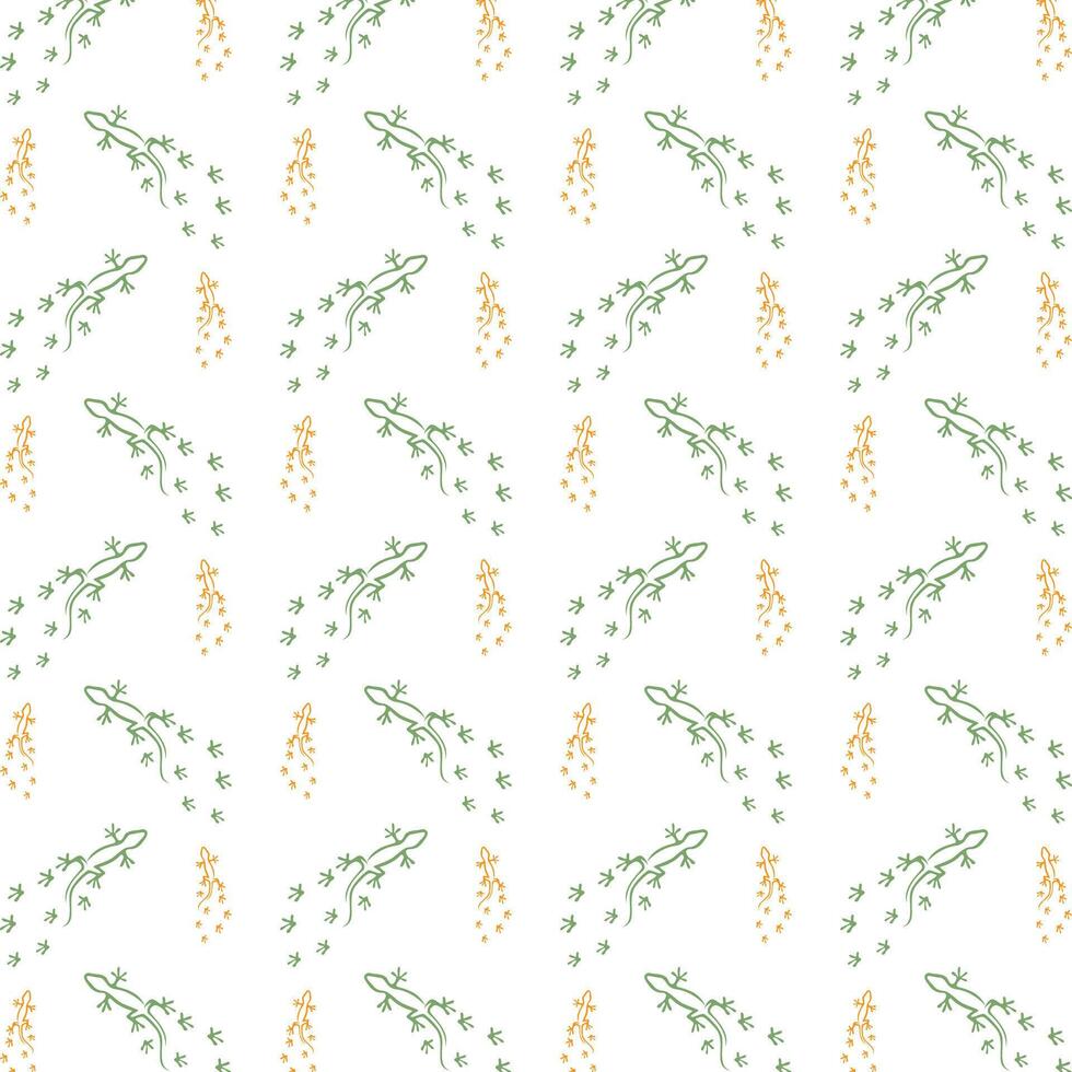 Lizard reasonable trendy multicolor repeating illustration design vector