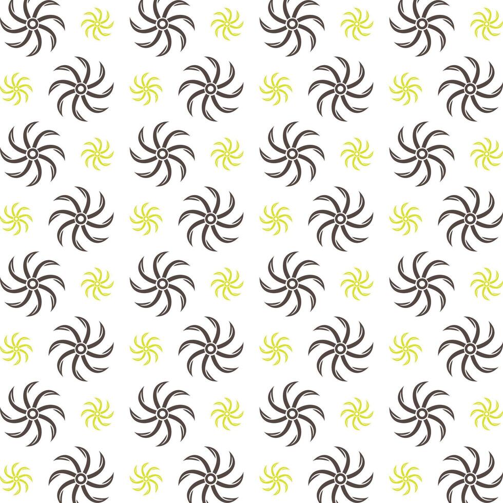 Fan operable trendy multicolor repeating illustration design vector
