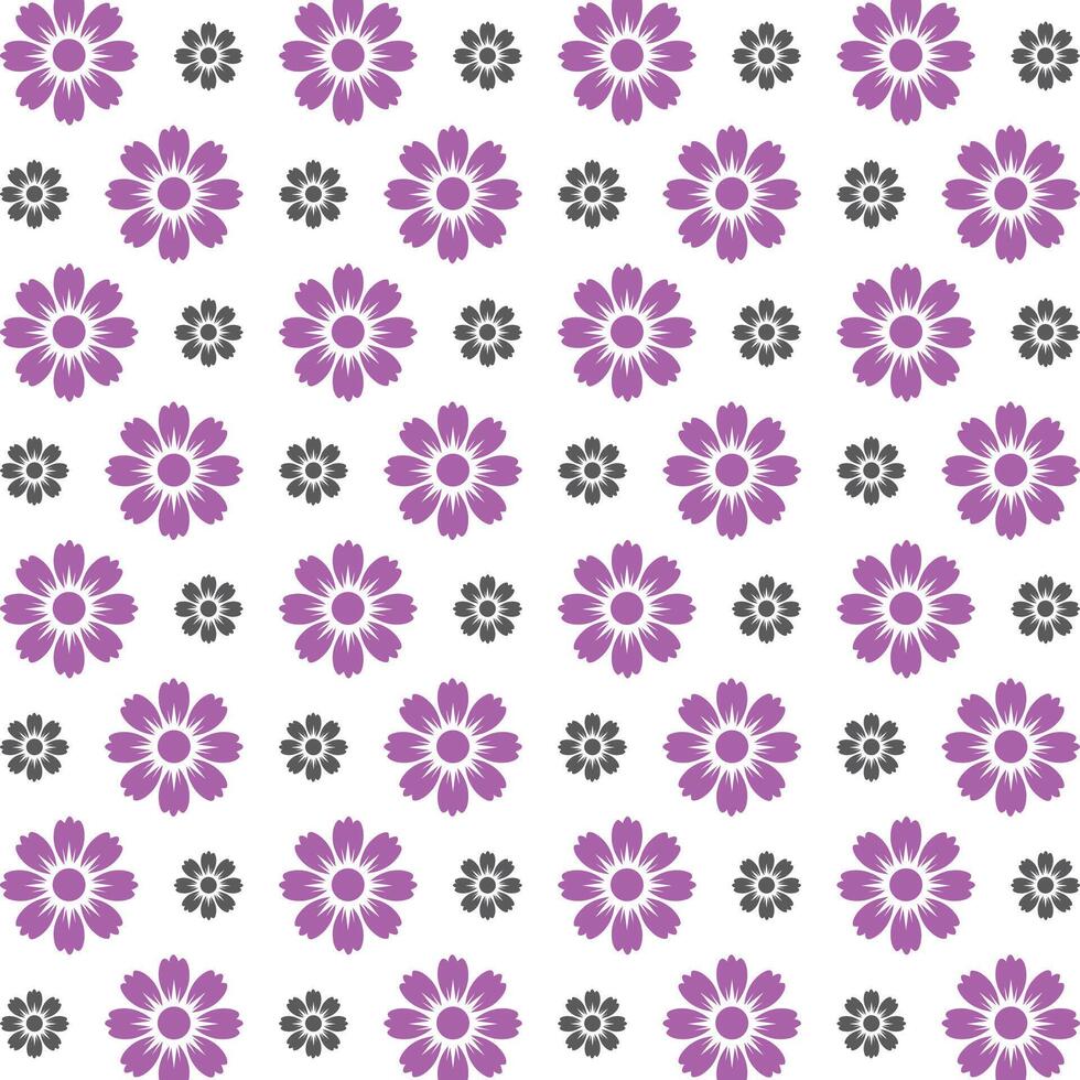 Jasmine flower operable trendy multicolor repeating illustration design vector