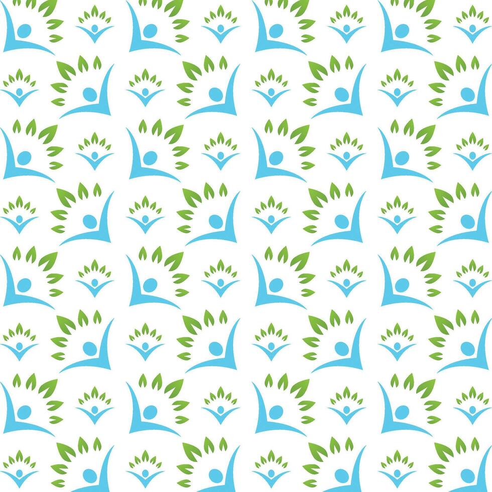 Health stellar trendy multicolor repeating illustration design vector