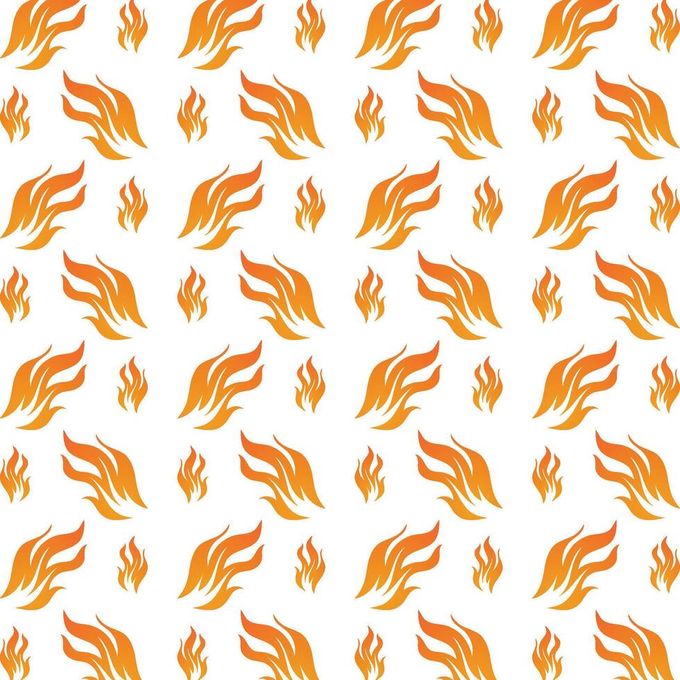 Fire reasonable trendy multicolor repeating illustration design vector