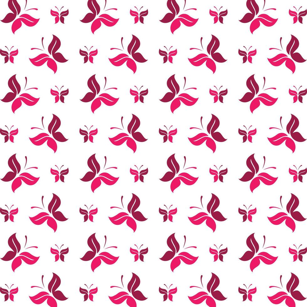 Butterfly stellar trendy multicolor repeating illustration background design vector