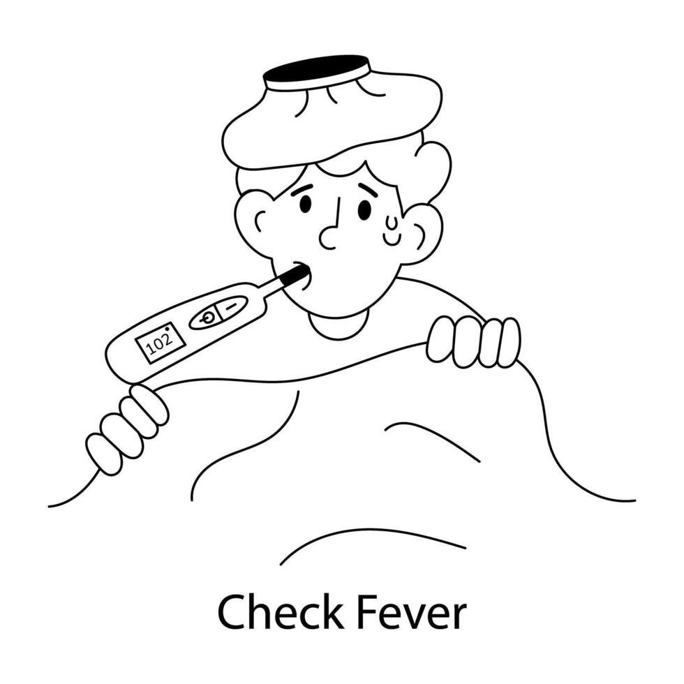 Trendy Check Fever vector