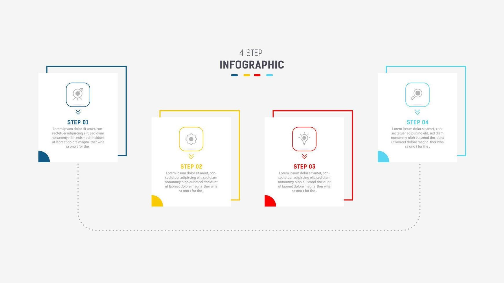 Three Step Infographic label design template with line icons. process steps diagram, presentations, workflow layout, banner, flow chart, info graph illustration. vector