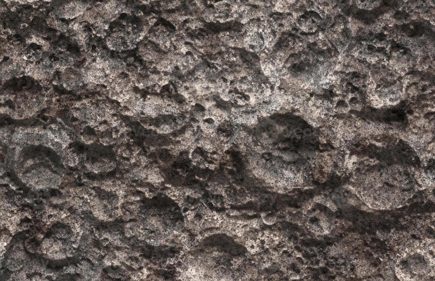 High-Resolution Image, Texture of Asteroid Stone Craters photo