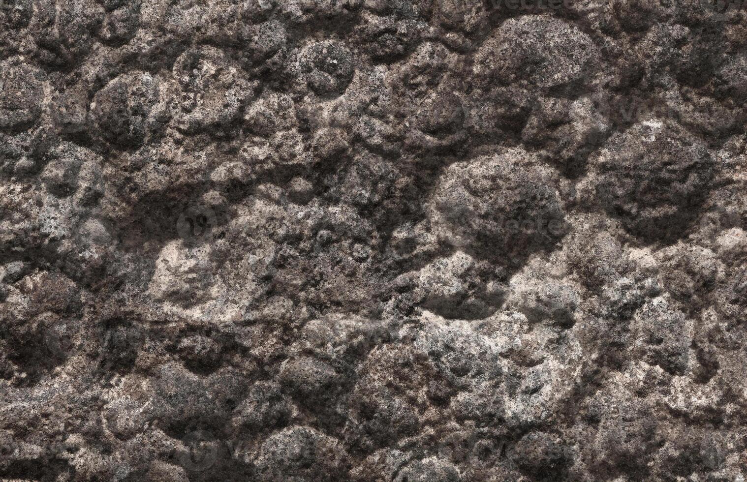 High-Resolution Image, Texture of Asteroid Stone Craters photo