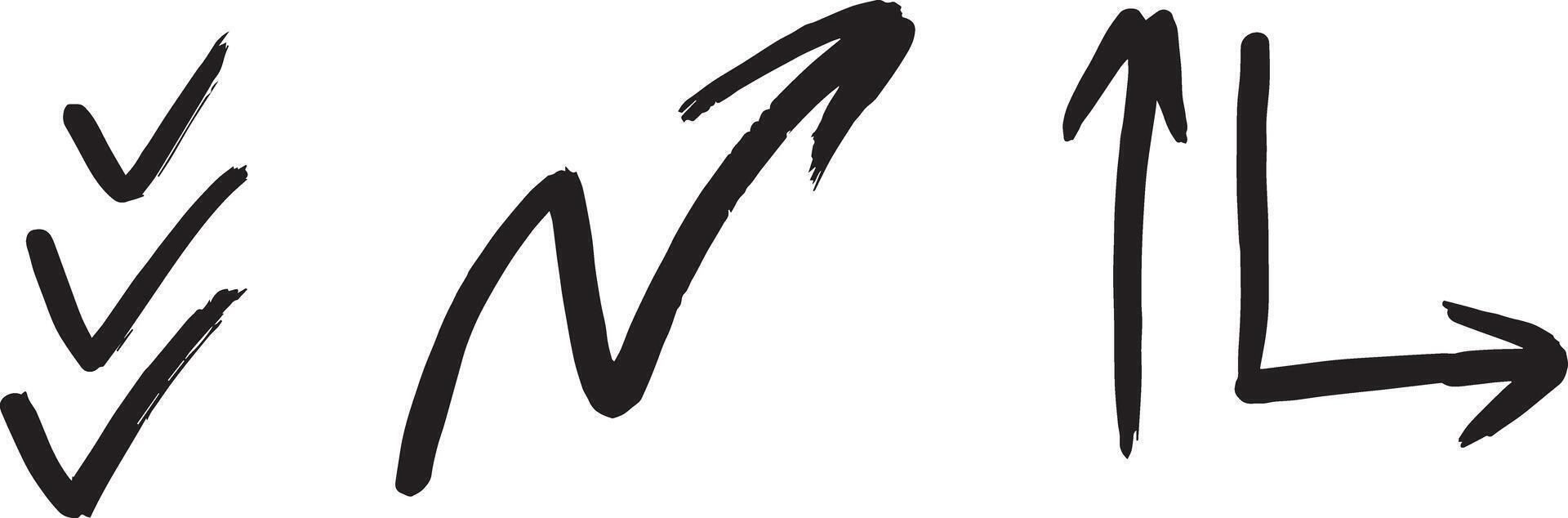 Handwritten doodle elements. Pen underline line stroke, marker scribble. Hand drawn mark, brush drawn curve. brush stroke red underline vector