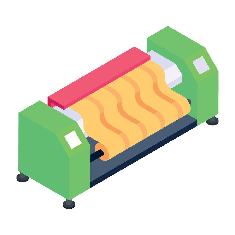 Sewing and Textile Accessories Isometric Icons vector