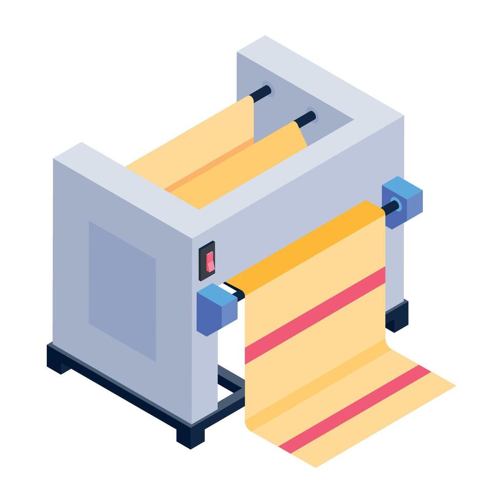 Sewing and Textile Accessories Isometric Icons vector