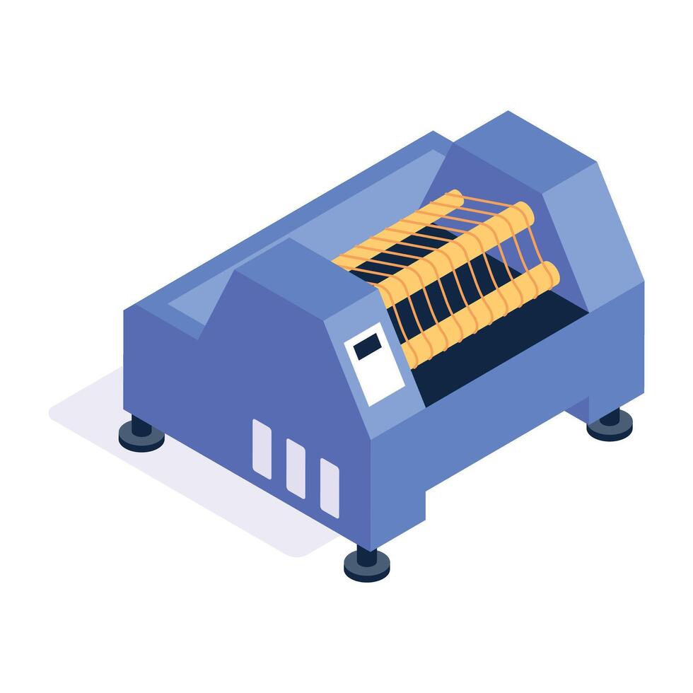 Sewing and Textile Accessories Isometric Icons vector