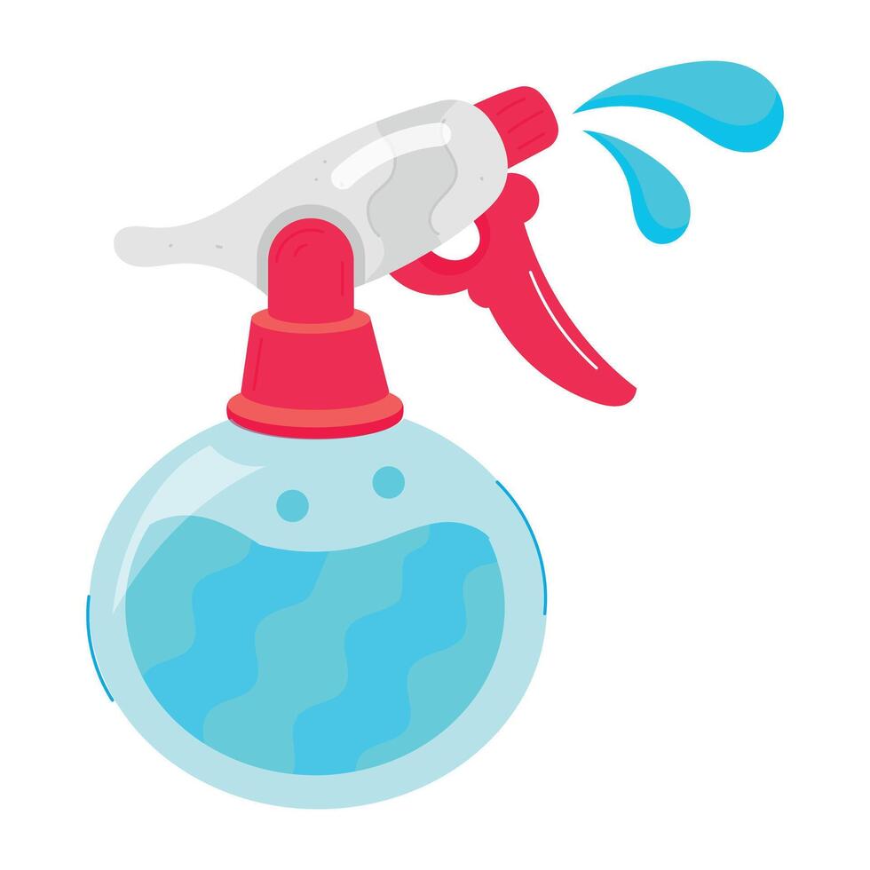 Self Grooming Flat Stickers vector