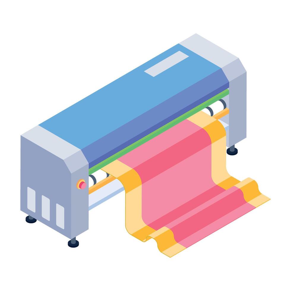 Sewing and Textile Accessories Isometric Icons vector