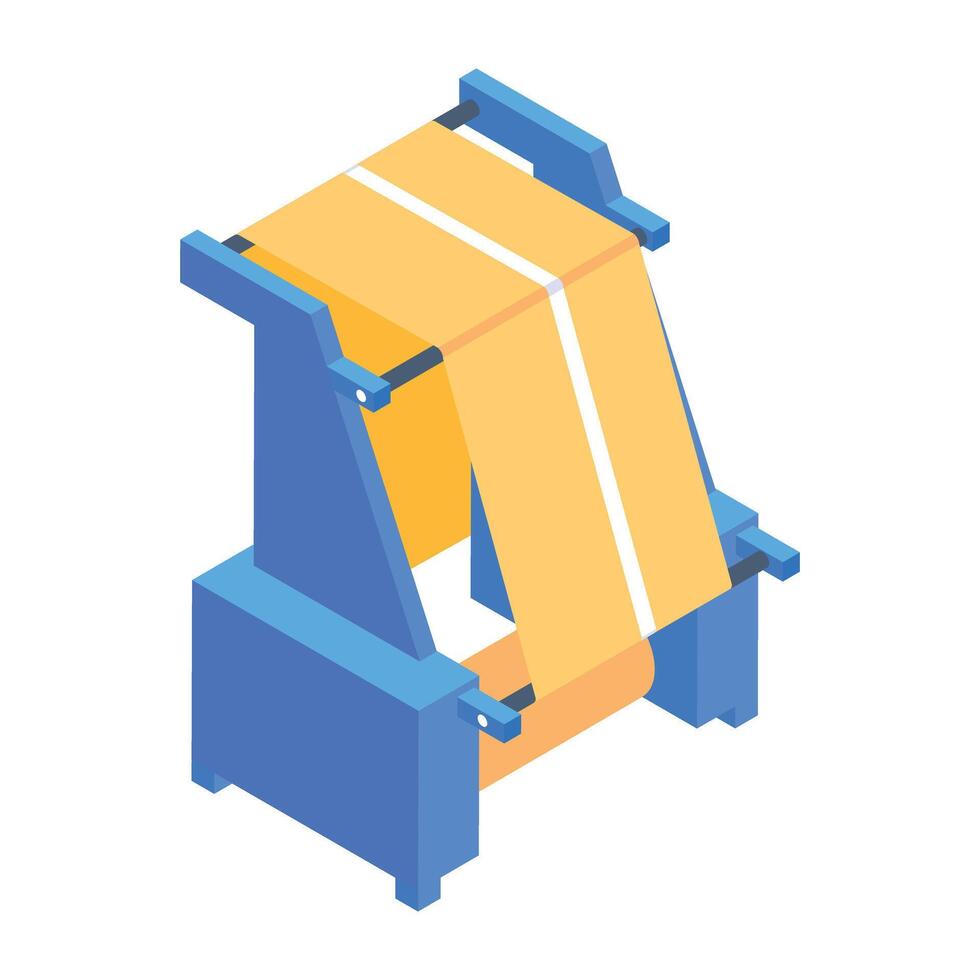 Sewing and Textile Accessories Isometric Icons vector