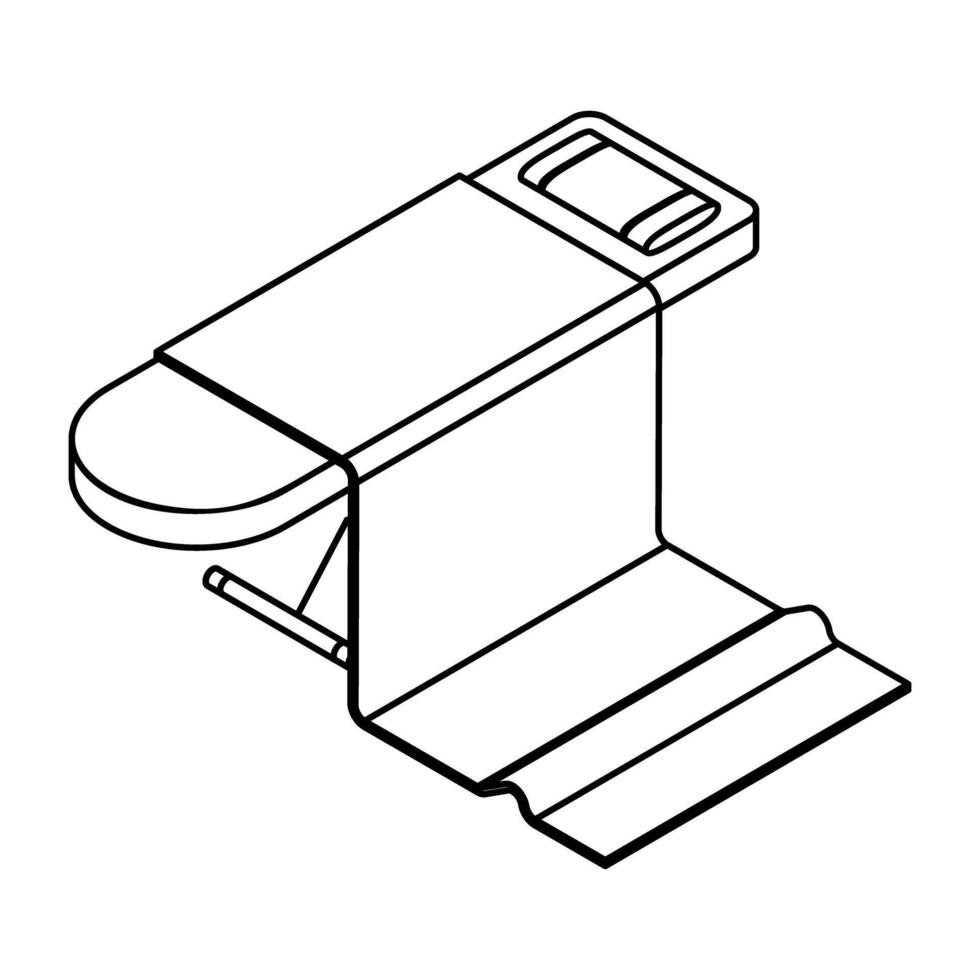 Sewing and Textile Machines Isometric Icons vector