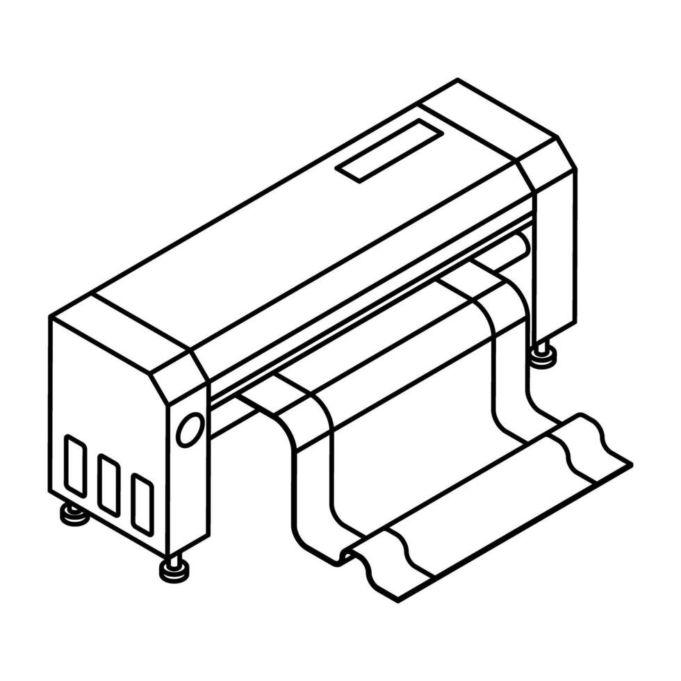 Stitching and Textile Equipment Isometric Icons vector