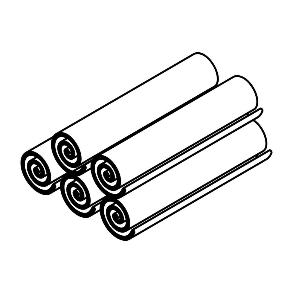 Stitching and Textile Equipment Isometric Icons vector