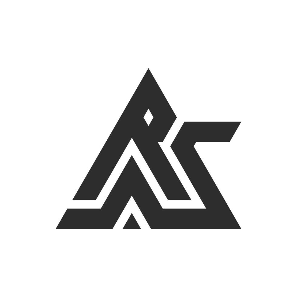 RSA letter logo, RSA Alphabet logo, initials logo vector