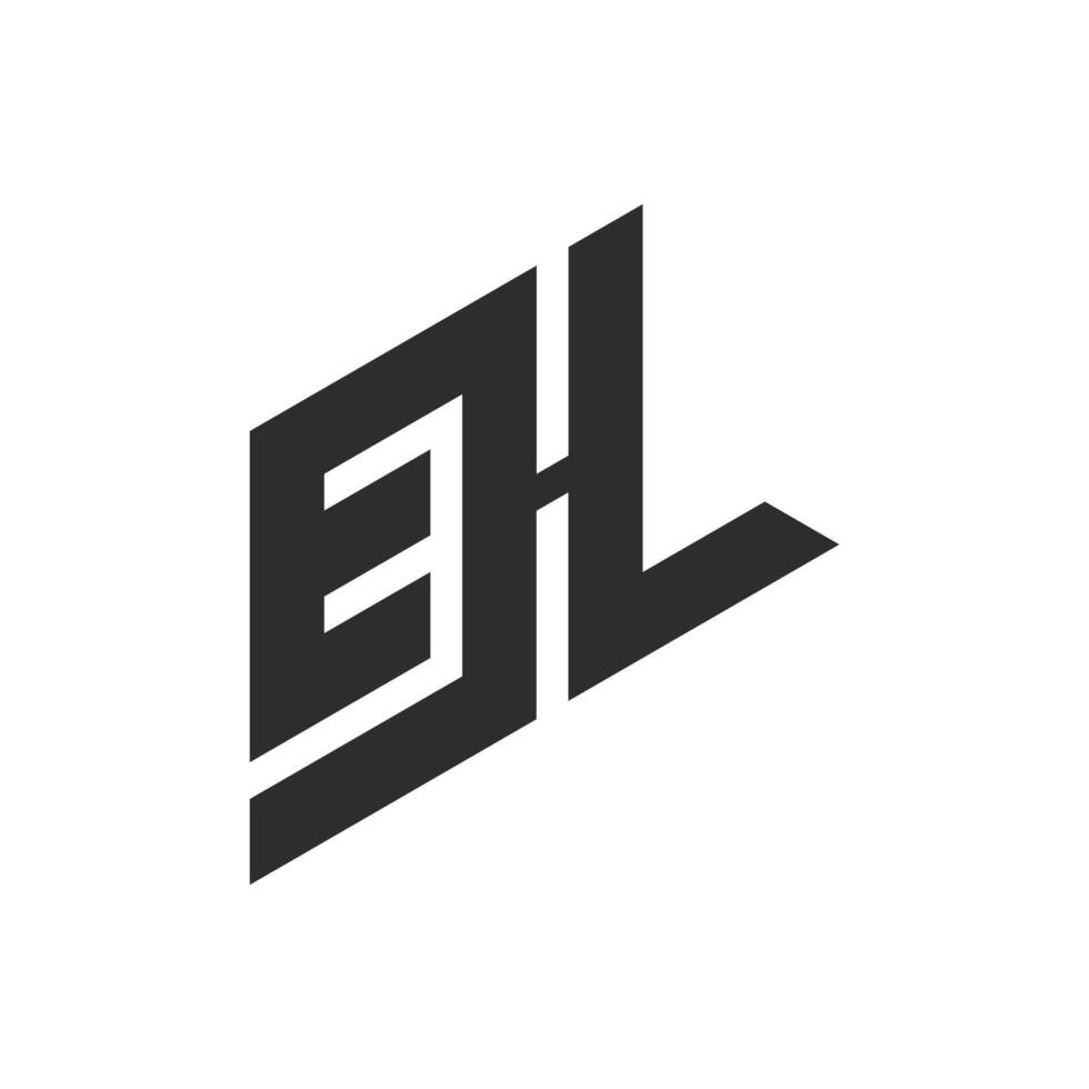 EH letter logo, EH Alphabet logo, initials logo vector