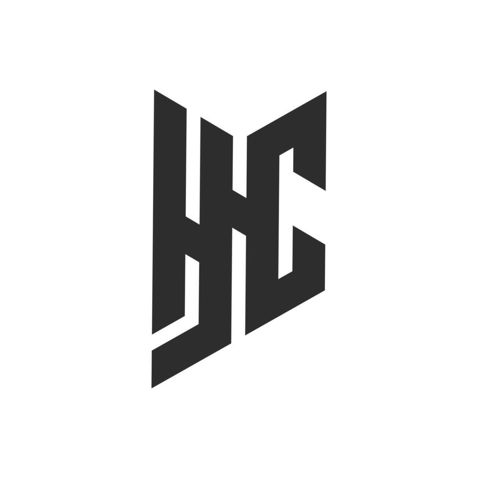 HC letter logo, HC Alphabet logo, initials logo vector