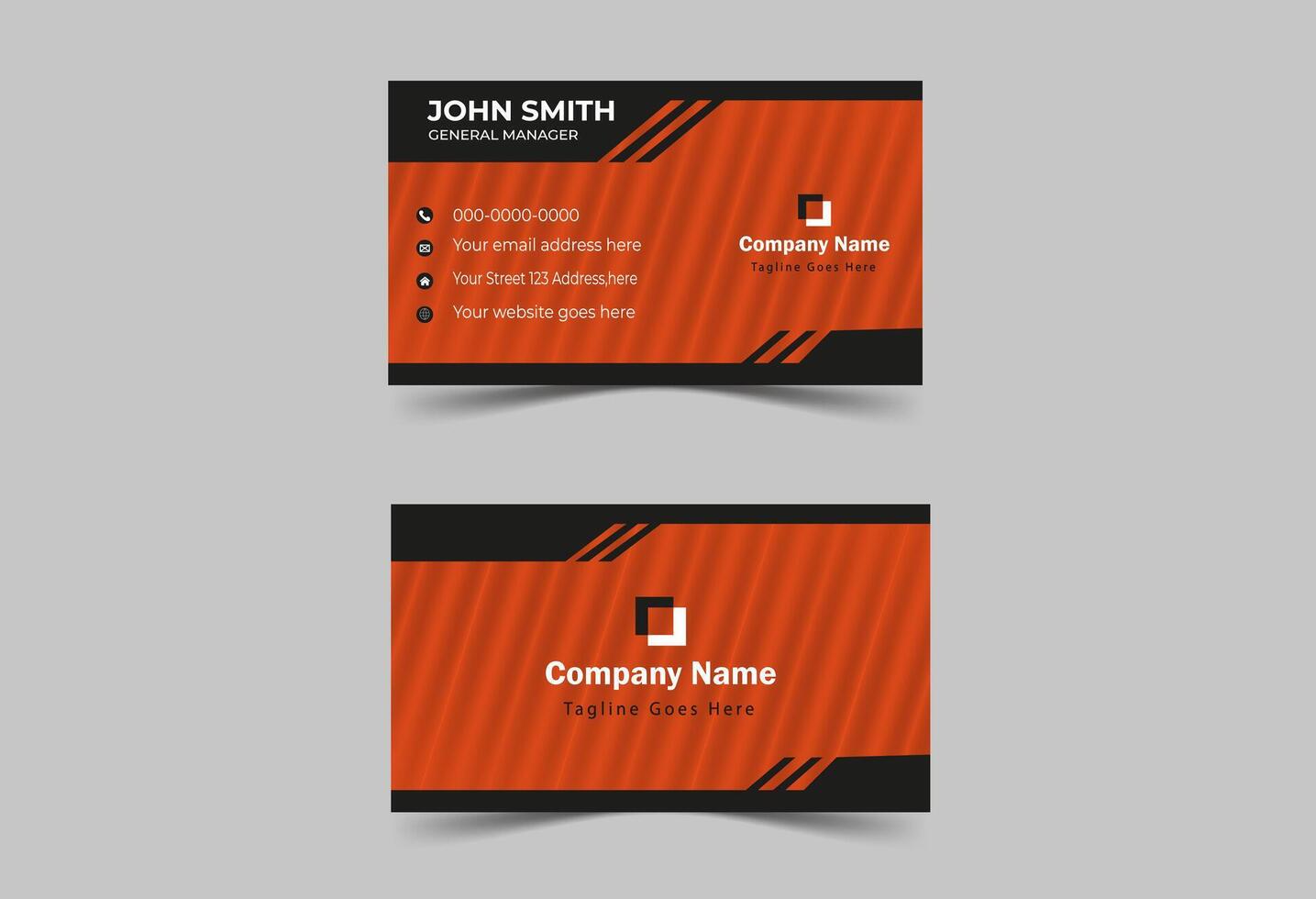 Modern Business Card vector