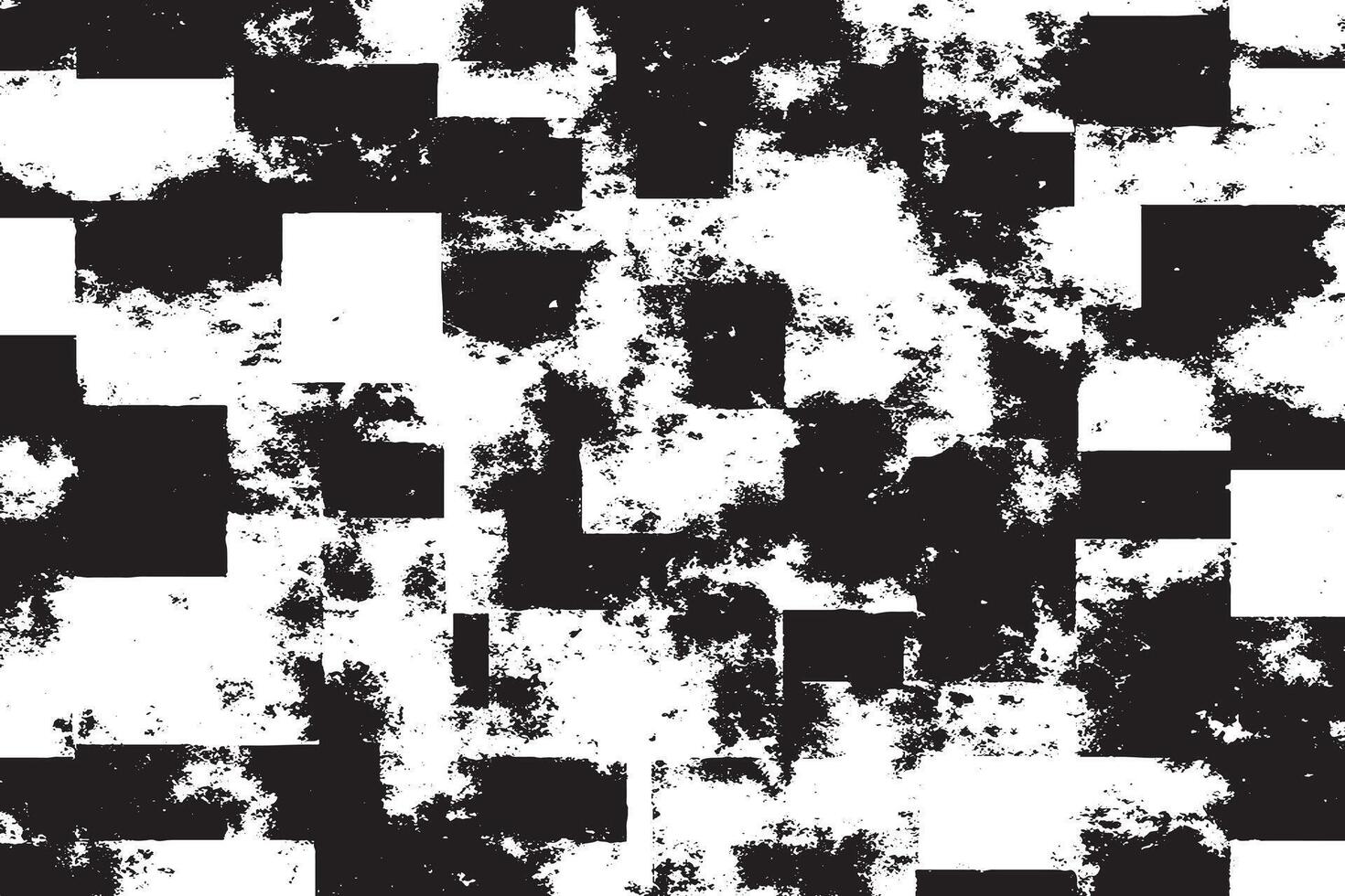 black monochrome grunge texture on white background, grunge overlay background texture vector