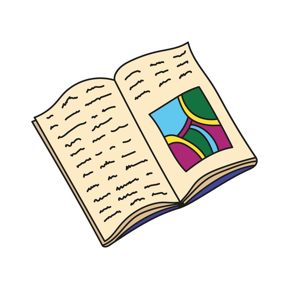 image of a book. World Book and Copyright Day concept. vector