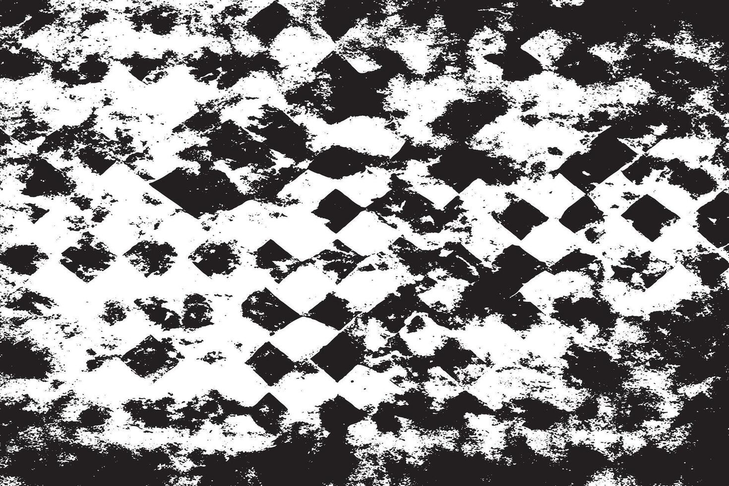 black monochrome grunge texture on white background, grunge overlay background texture vector