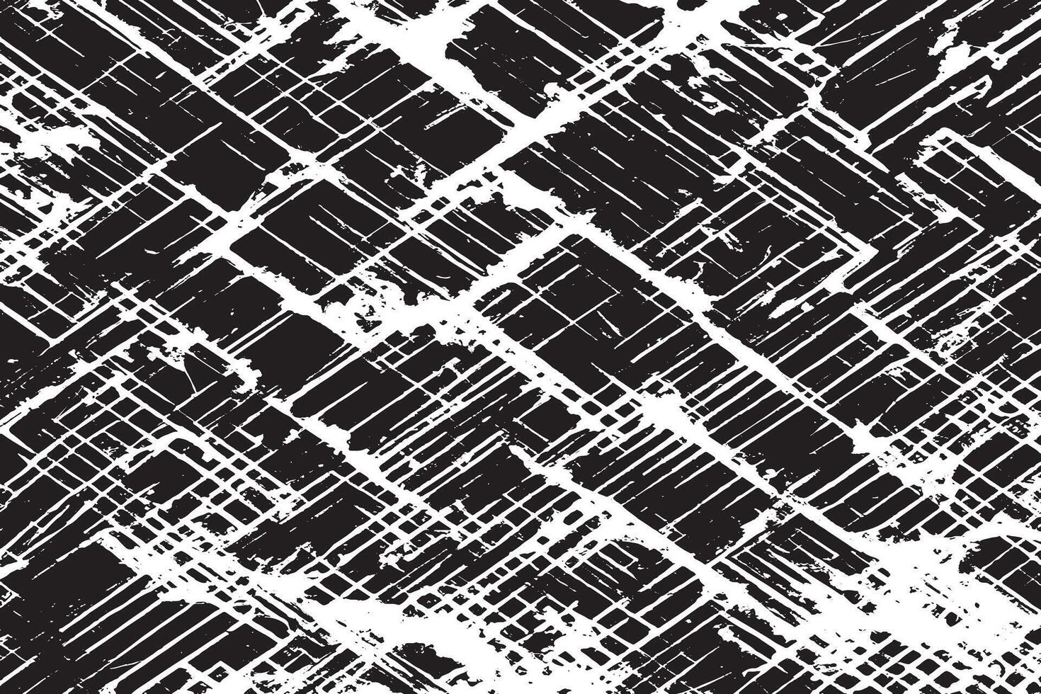 black monochrome grunge texture on white background, grunge overlay background texture vector