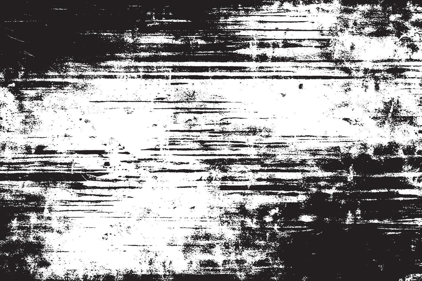 black monochrome grunge texture on white background, grunge overlay background texture vector
