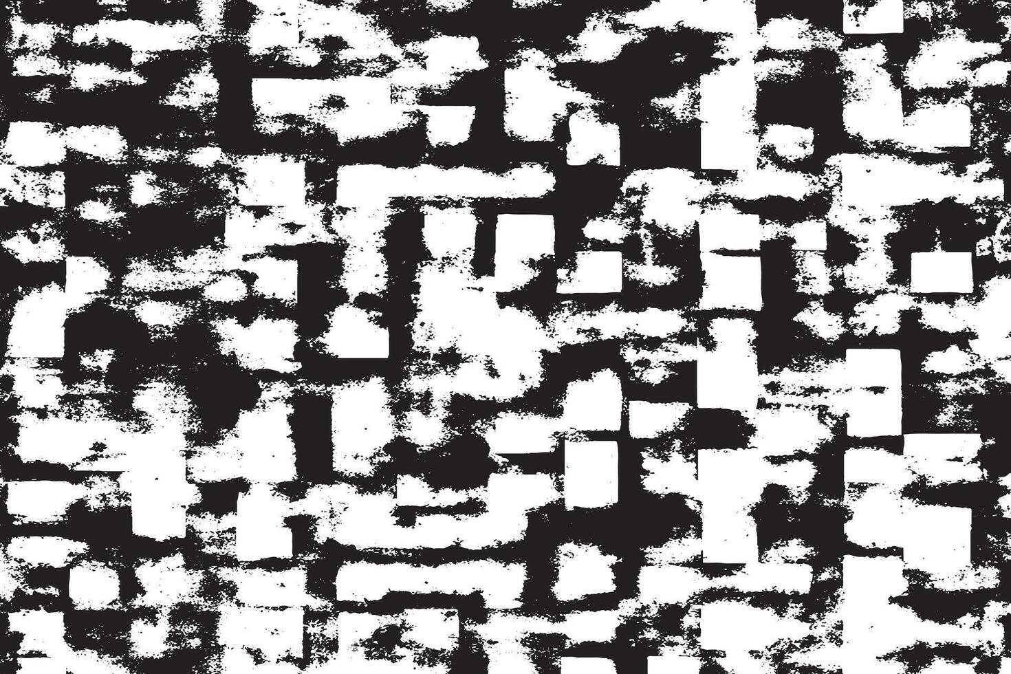 black monochrome grunge texture on white background, grunge overlay background texture vector