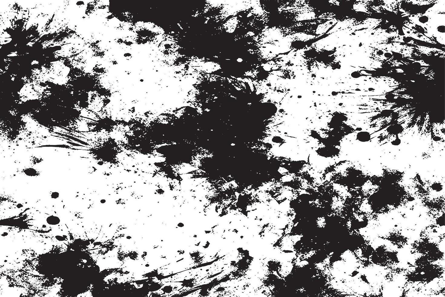 black monochrome grunge texture on white background, grunge overlay background texture vector
