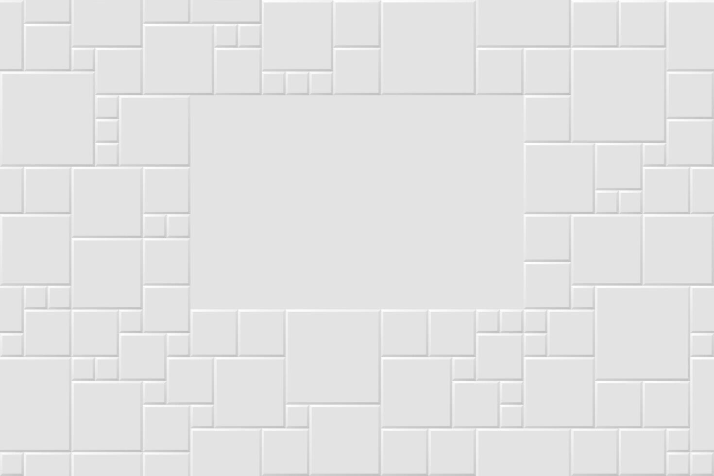 Seamless mosaic texture with space for text vector