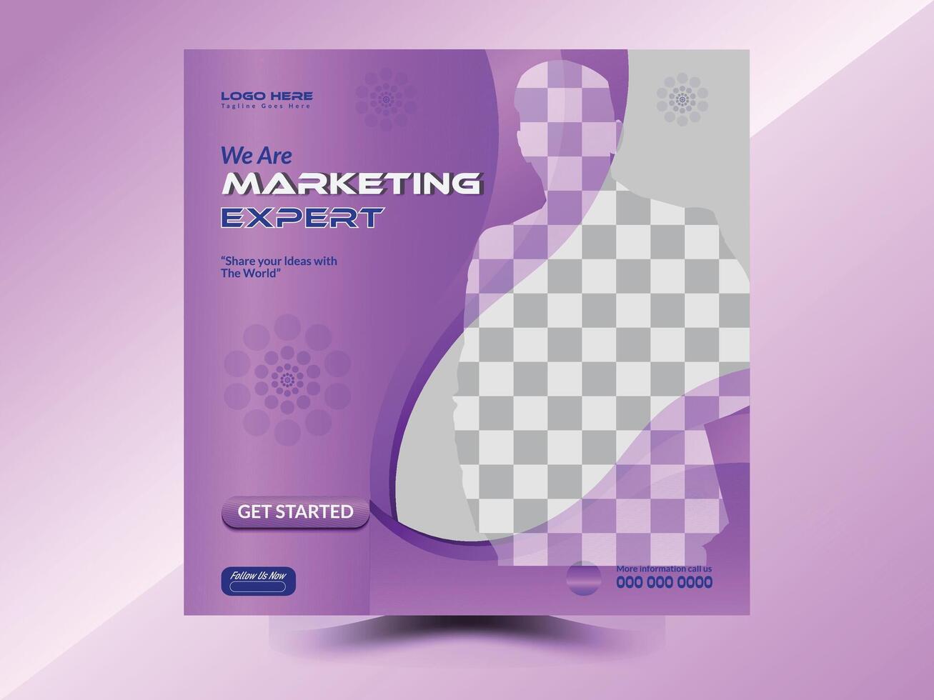 modern creative and business social media post design vector