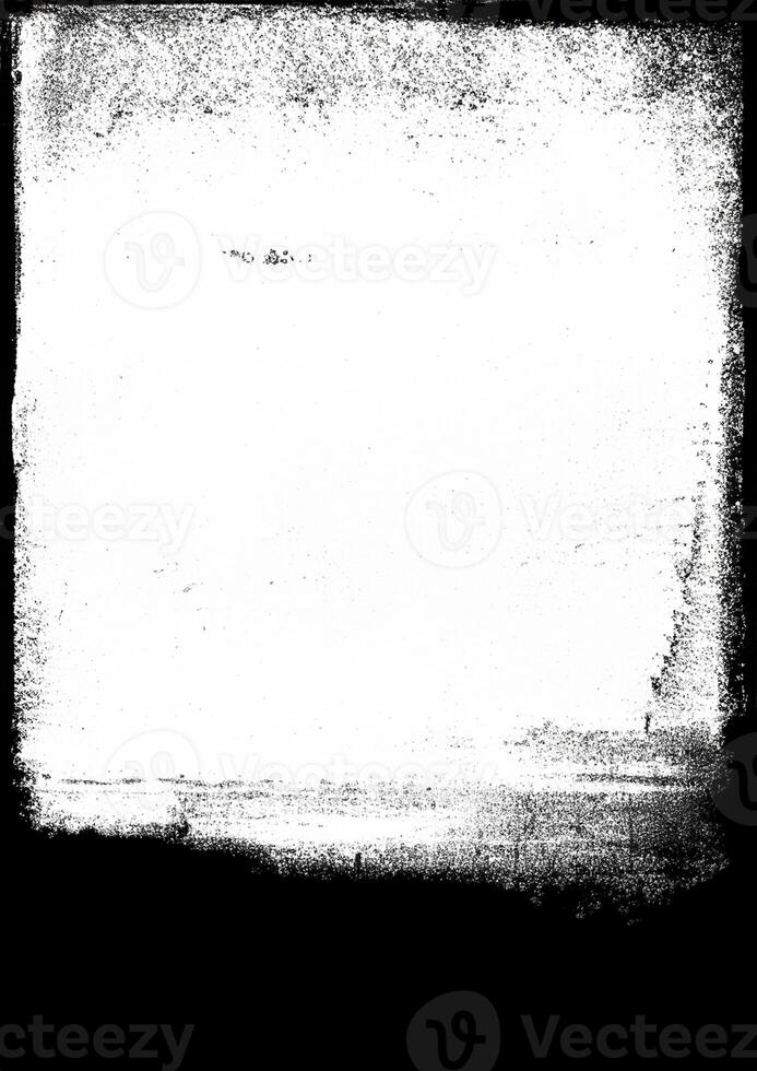 Abstract Grunge Textured Overlay Border photo