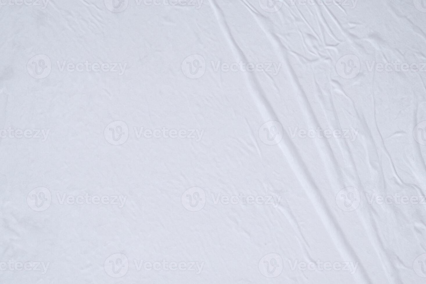Crumpled White Paper Poster Texture Background photo