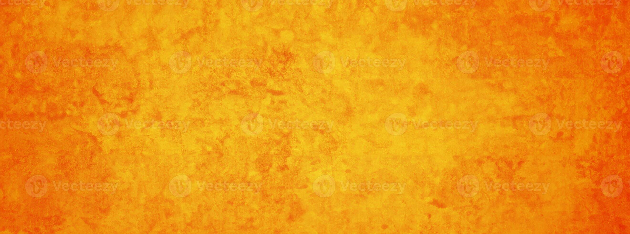 Summer Background Banner with Yellow and Orange Cement Texture Wall photo