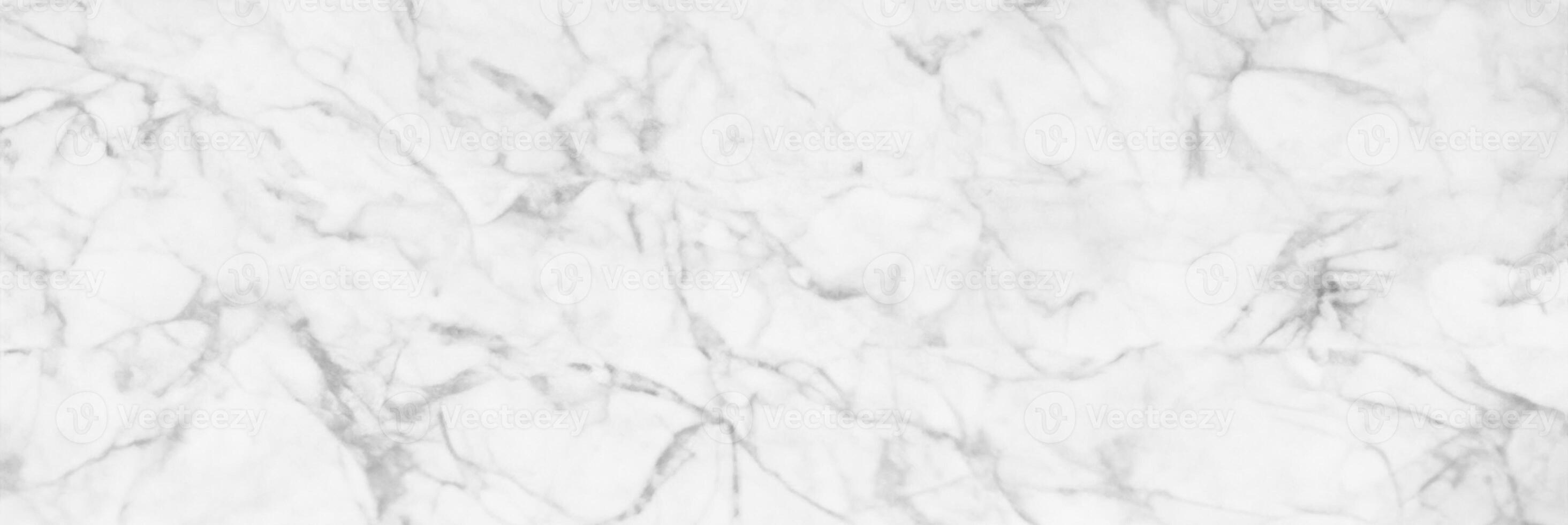 Panoramic White Marble Texture Background for Design photo