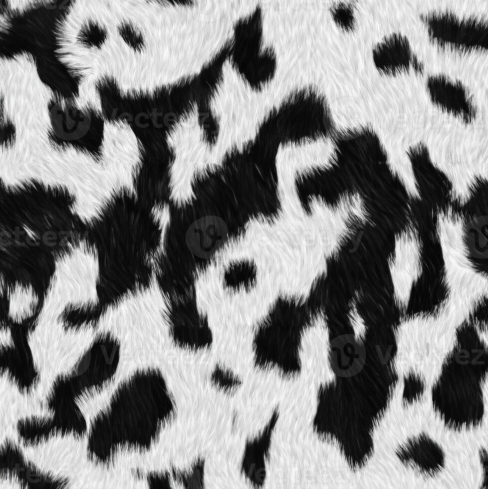 Close-up Shot of Natural Cowhide Texture Background photo