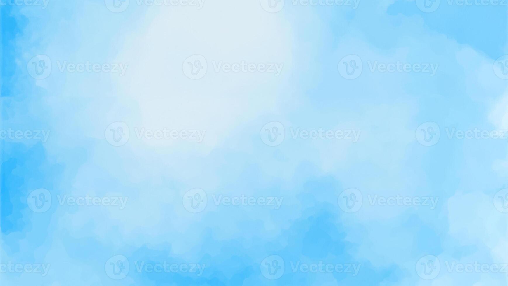 Blue Watercolor Texture, Ideal for Web Banners and Background Designs photo