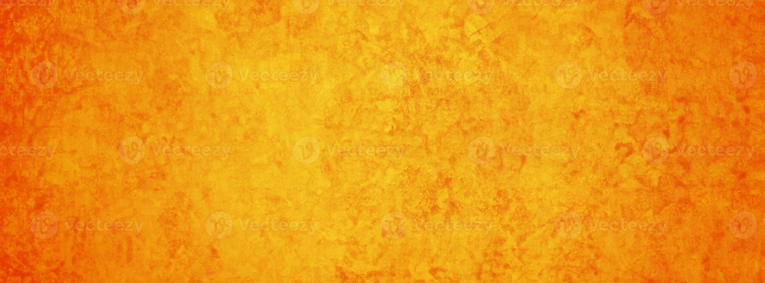Summer Background Banner with Yellow and Orange Cement Texture Wall photo