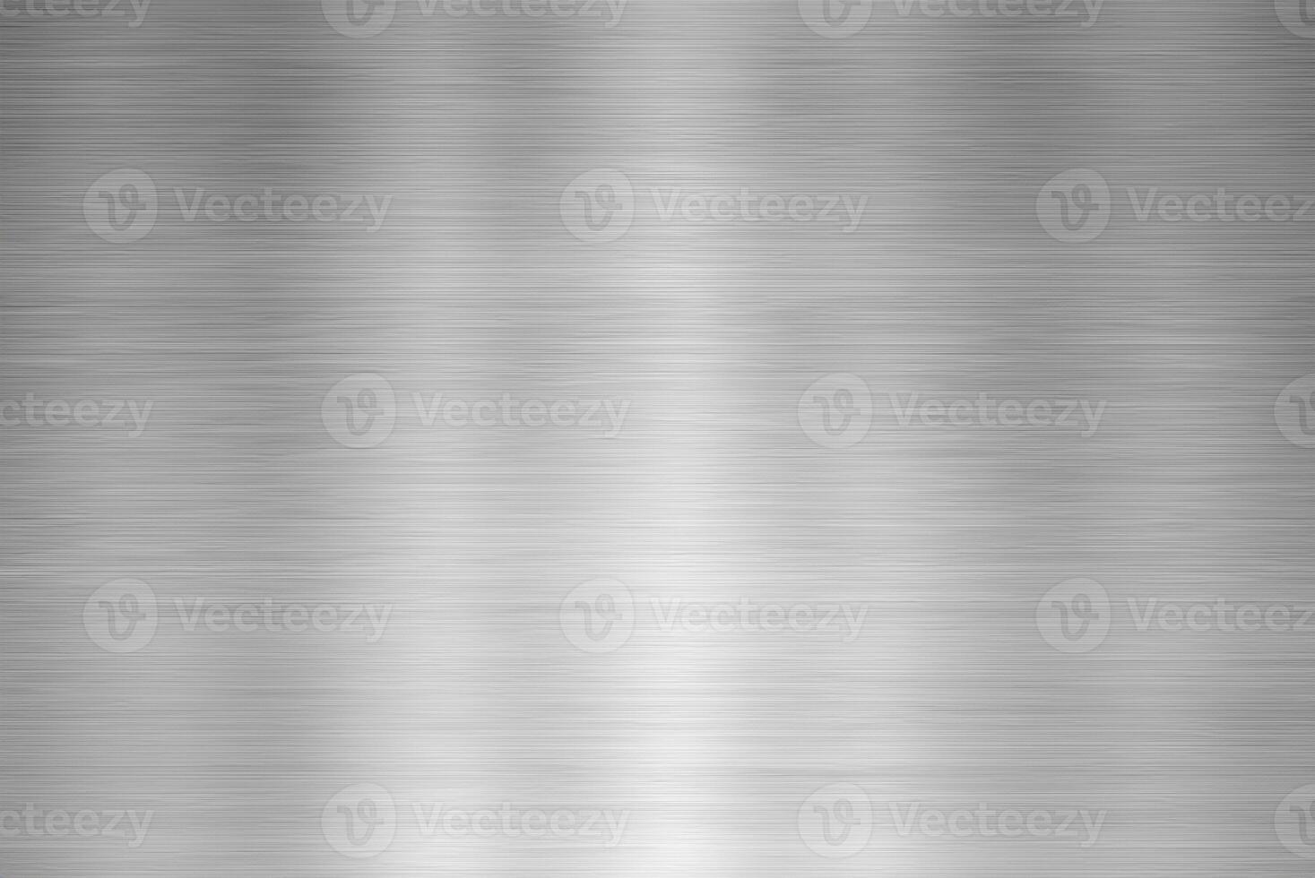 Polished Stainless Steel Plate with Gleaming Reflection - High-Quality Metal Texture Background photo