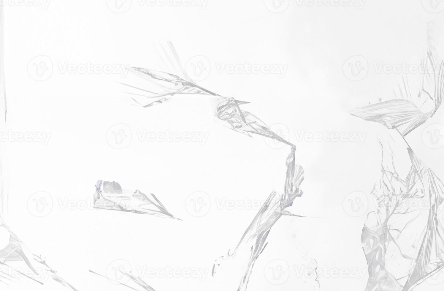 Abstract Texture, Close-up of Plastic Wrap with Hole photo